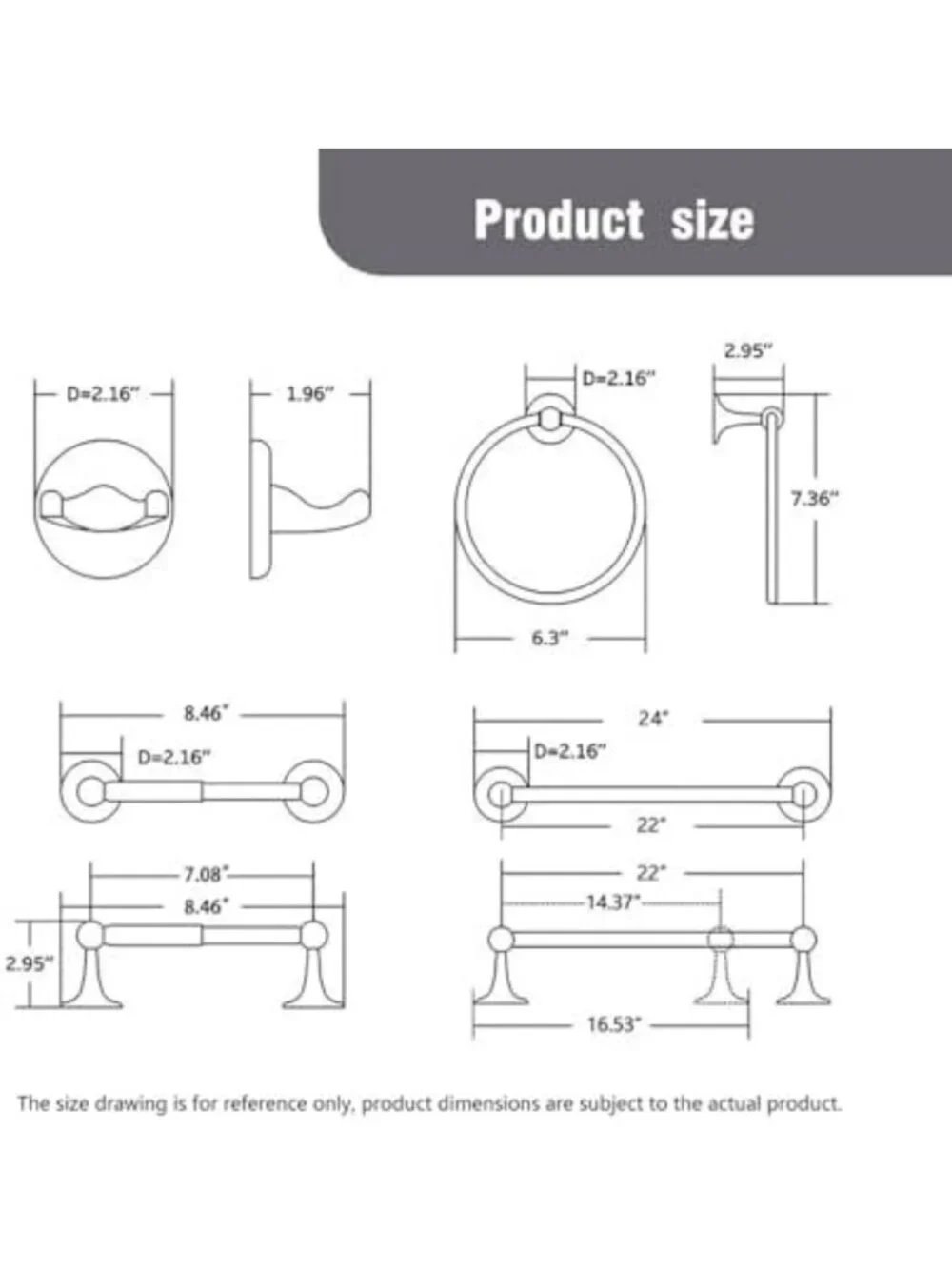 Elegant 4-Piece Bathroom Hardware Set in Oil-Rubbed Bronze - Classic Home Decor